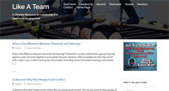 Desktop Screenshot of likeateam.com